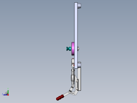 T0229-F04上壳贴保护模治具右视缩略图