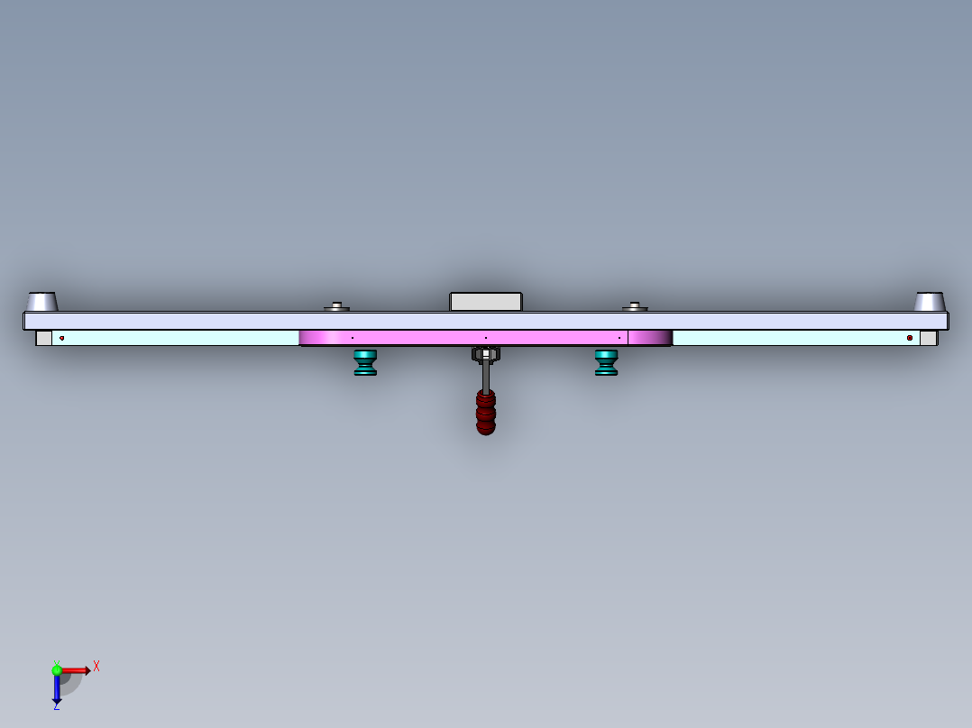 T0229-F04上壳贴保护模治具俯视图