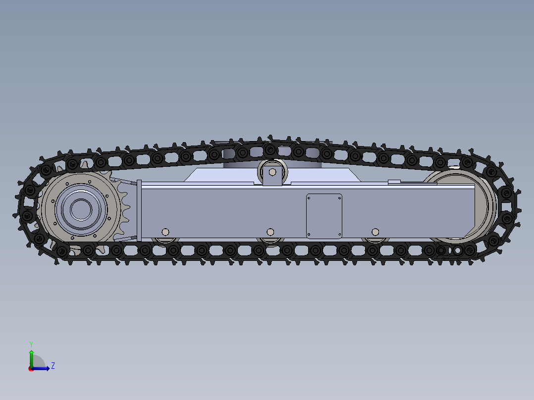 3吨履带底盘195285===20左视图