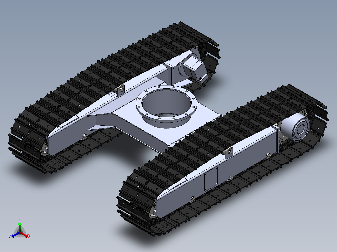 3吨履带底盘195285===20正等轴测图
