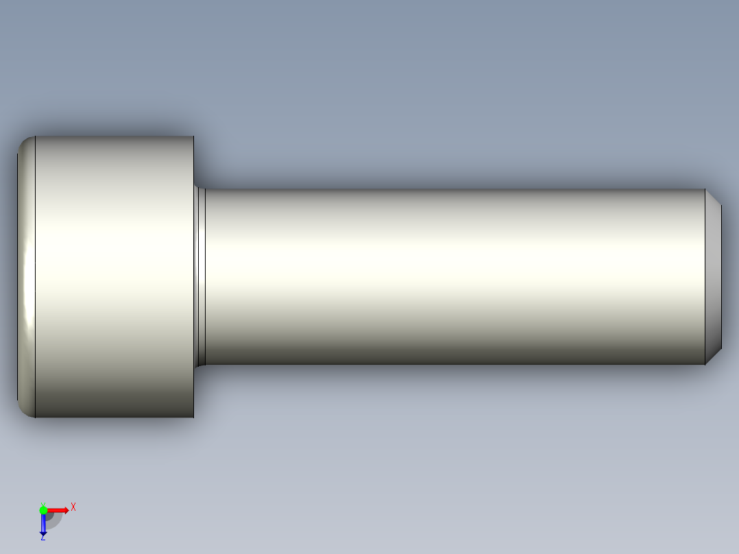 螺钉-DIN_912-M10x30.stp俯视图