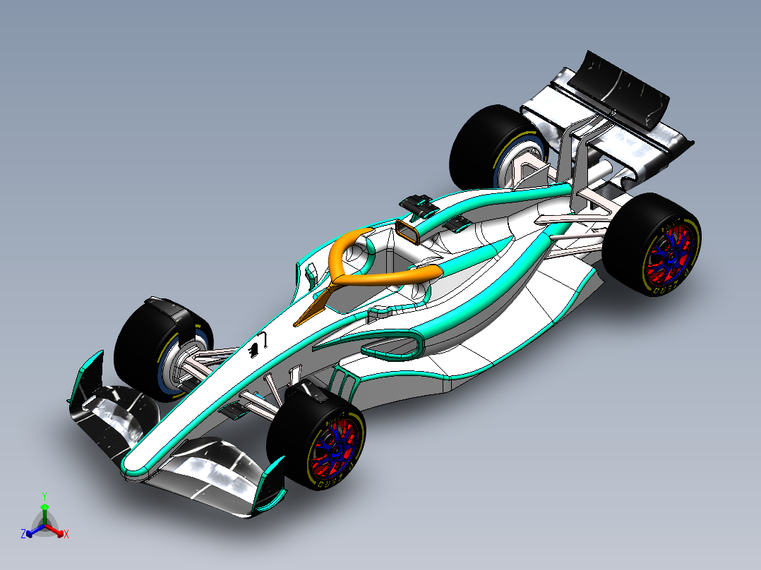 赛车 (48)正等轴测图