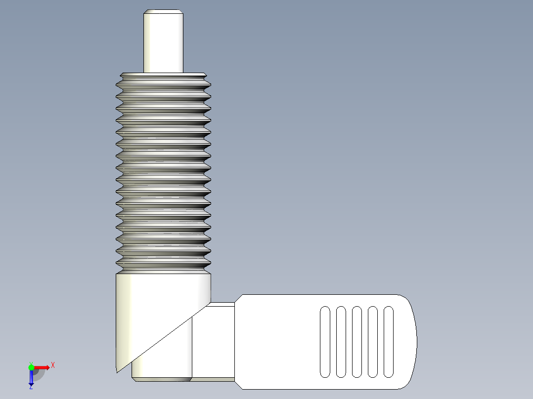 分割定位柱(180°迴轉型)(A)2212-3D多系列多零件图纸模型俯视图