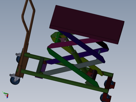 移动式液压举升机推车-车用移动液压举升机