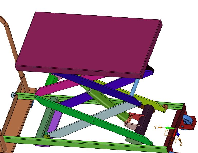 移动式液压举升机推车-车用移动液压举升机