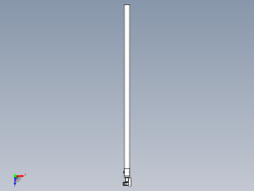 同步带全封闭直线模组TPA-HCB-105D-90-L2750-MR-C-P20-N3俯视缩略图