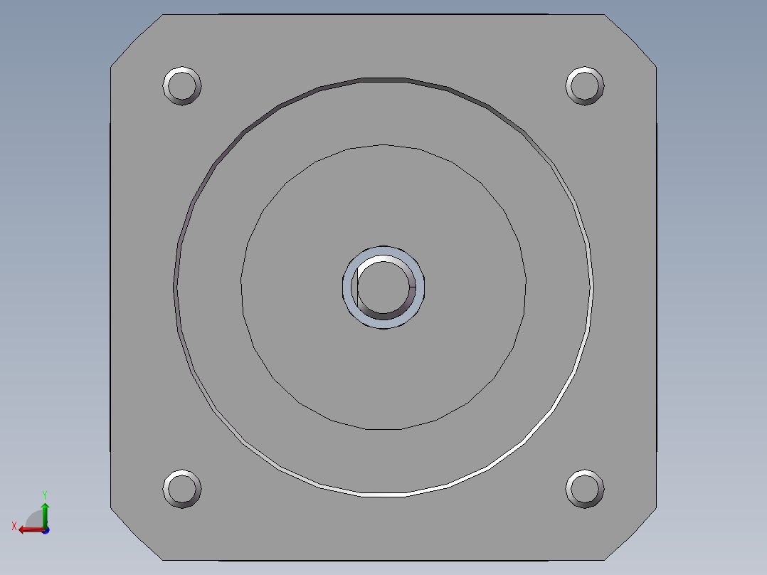 雷赛步进电机42CM08后视图