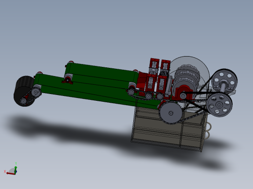 可移动全喂入式香蕉茎秆纤维提取机