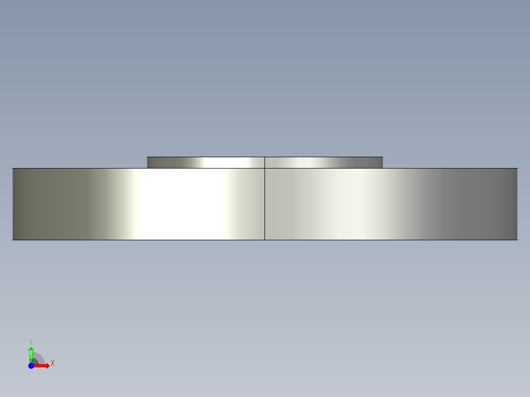 船舶管路系统SeaCor_Blind Flange_37J153015_1.5in前视图