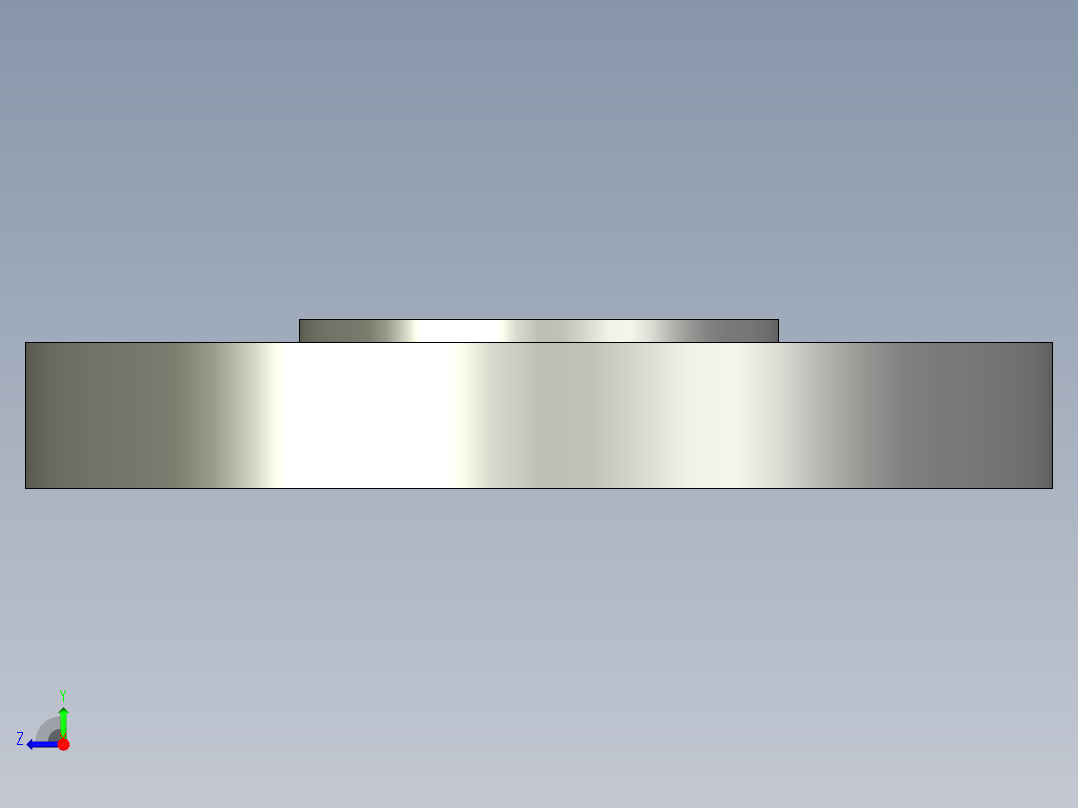 船舶管路系统SeaCor_Blind Flange_37J153015_1.5in右视图