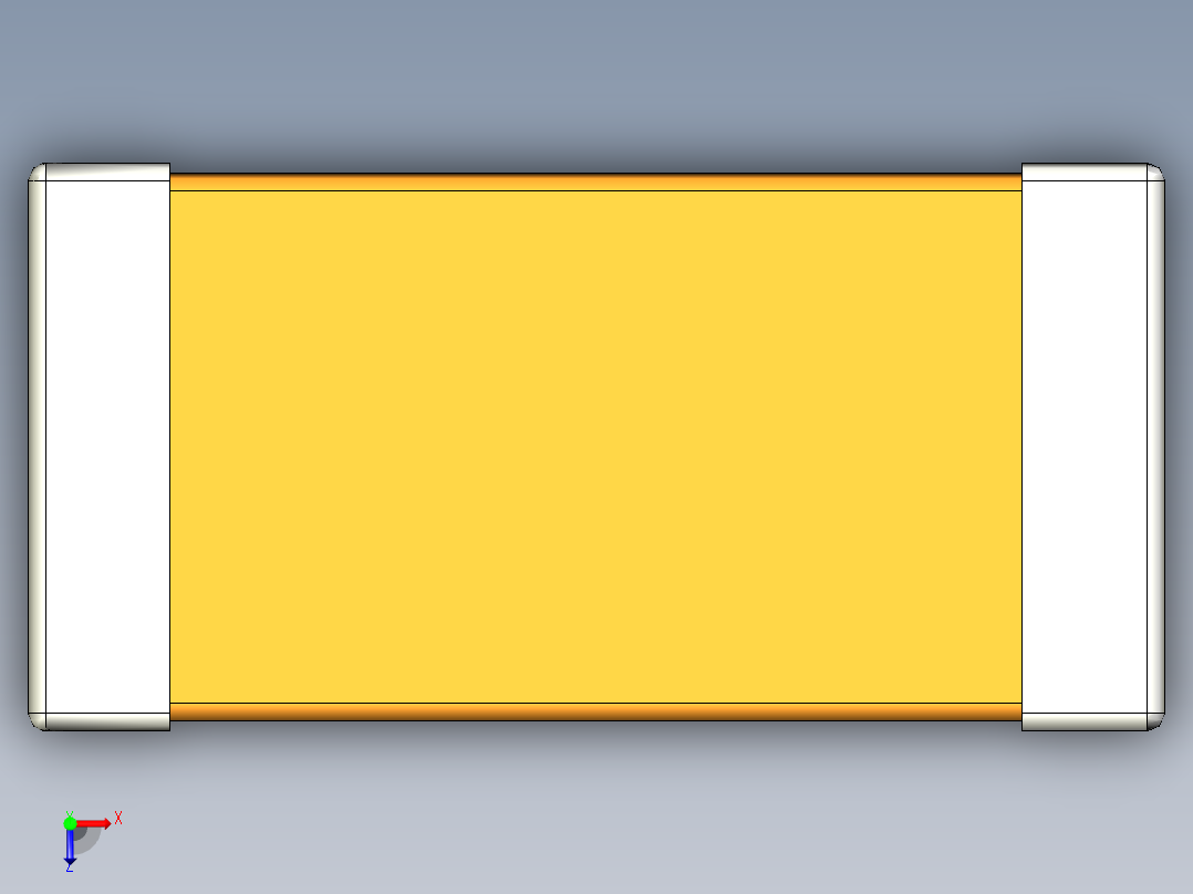 元器件3D封装C0603_08027俯视图