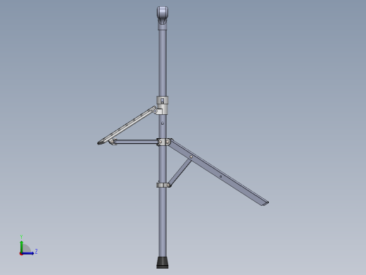 拐杖椅模型左视缩略图