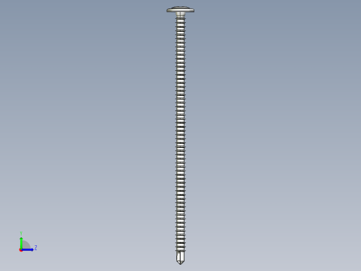 紧固件-STEP Drill-Tip Saucer Screw-03左视缩略图