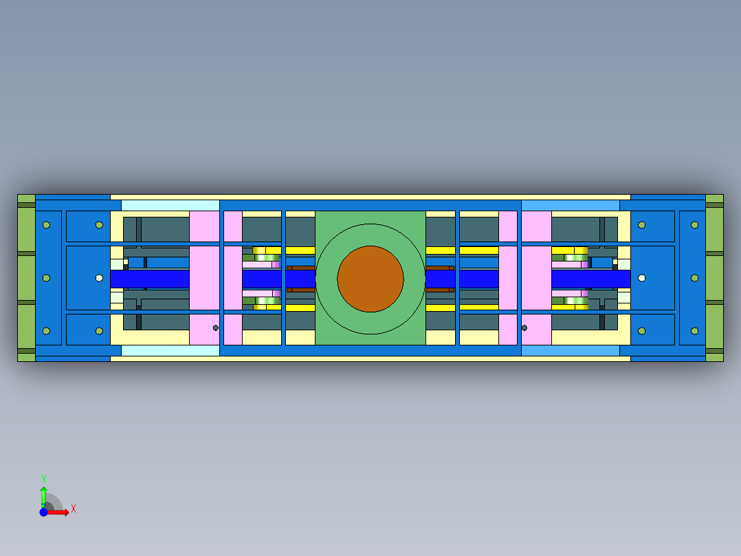 精密连杆自动平衡裁断机前视图