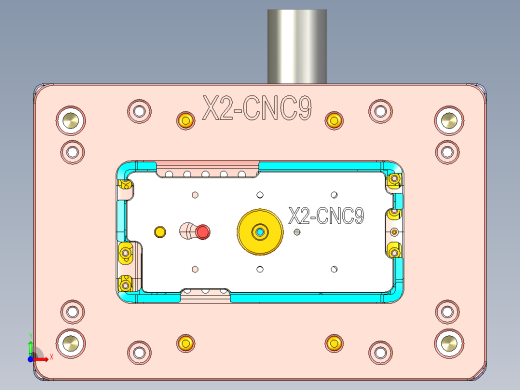 X2-CNC9笔记本CNC工装夹具三维模型-1104前视缩略图