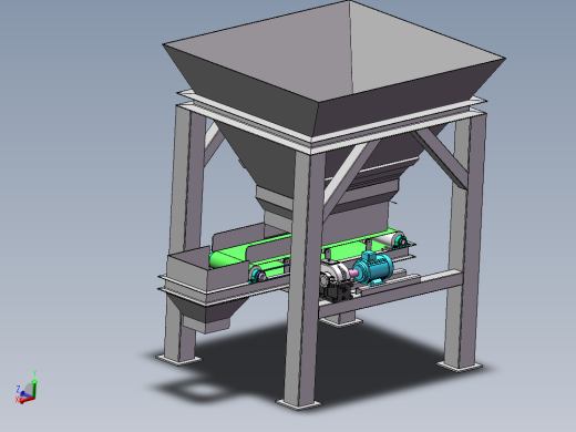 沙土装袋机设计sw20可编辑