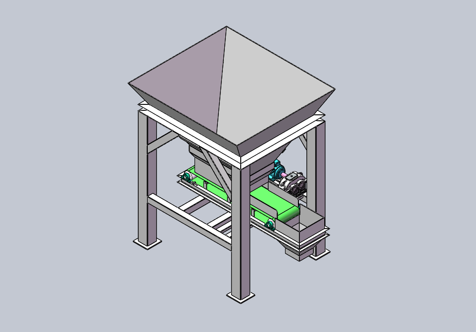 沙土装袋机设计sw20可编辑