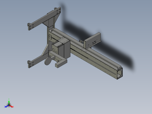 移动x光探测平台step正等轴测缩略图