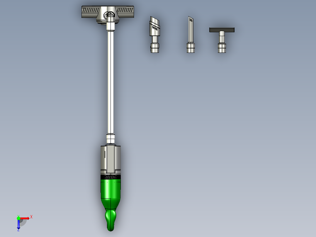吸尘器1-多替换头可选择 1335812俯视图