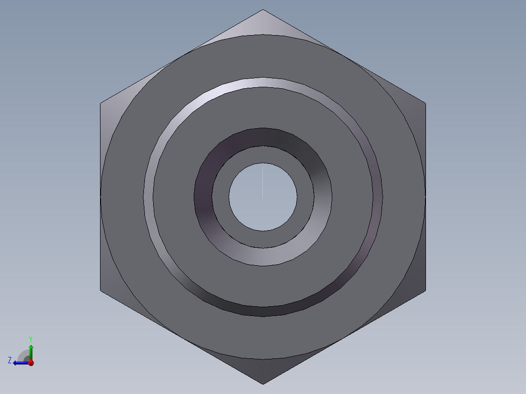 直通内螺纹接头、5DB-14-04右视图