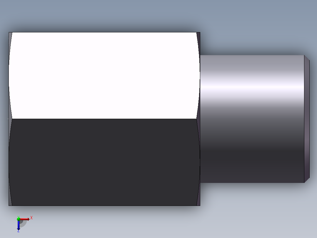直通内螺纹接头、5DB-14-04俯视图