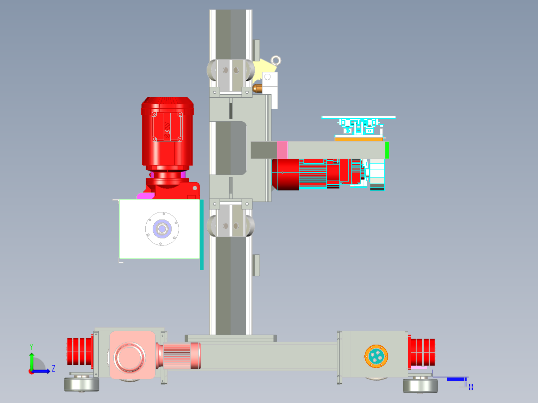 WH-600 烘焙成品自动贴标机左视图