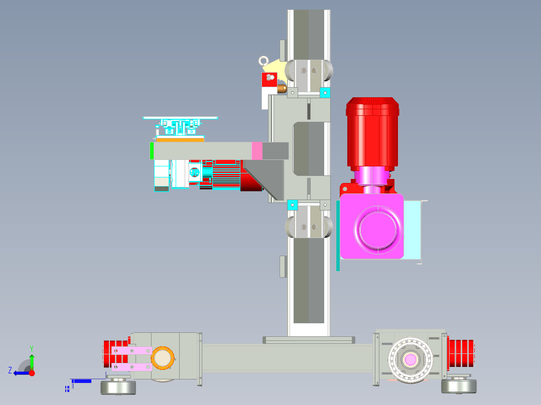WH-600 烘焙成品自动贴标机右视图
