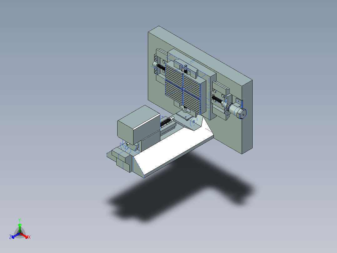 A3003703-数控铣床正等轴测图