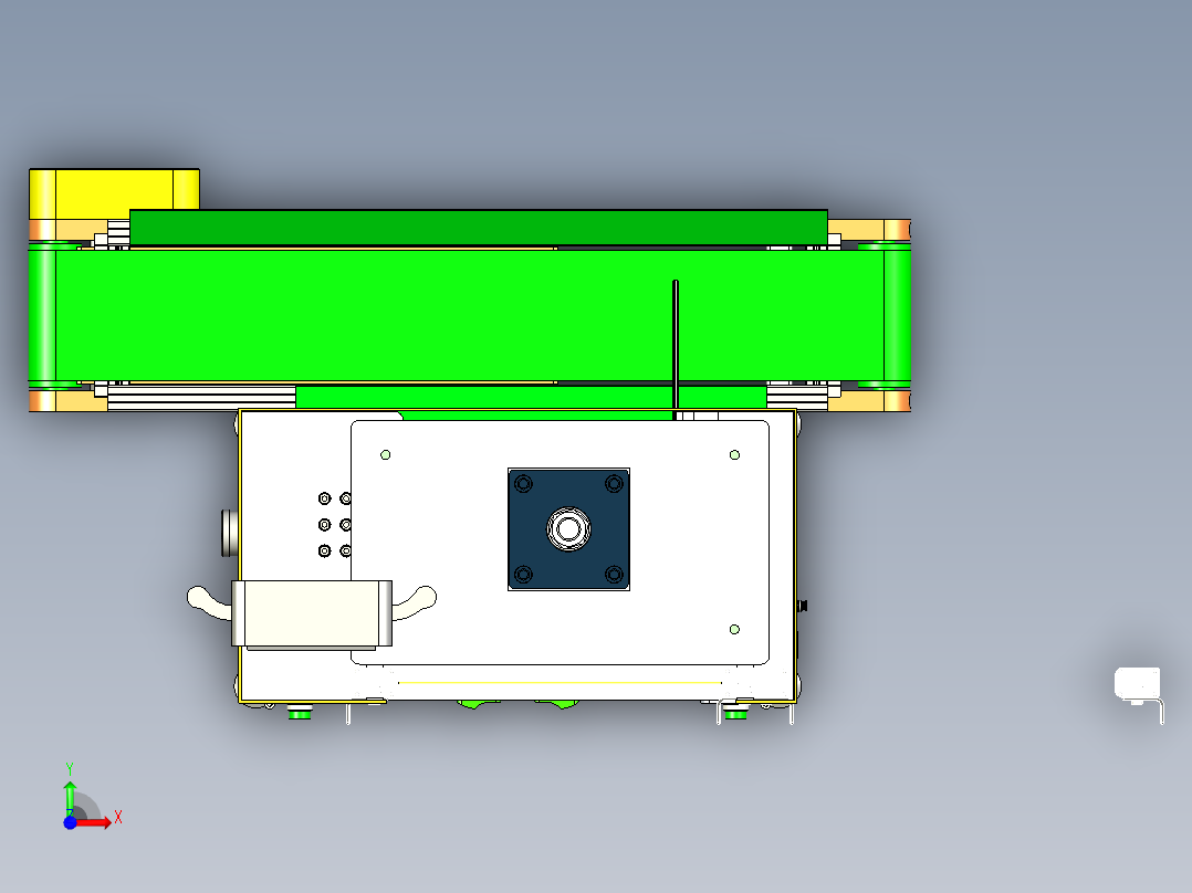 半自动水口切除机前视图