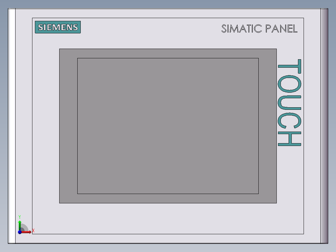 西门子触摸屏SMART-7寸前视图