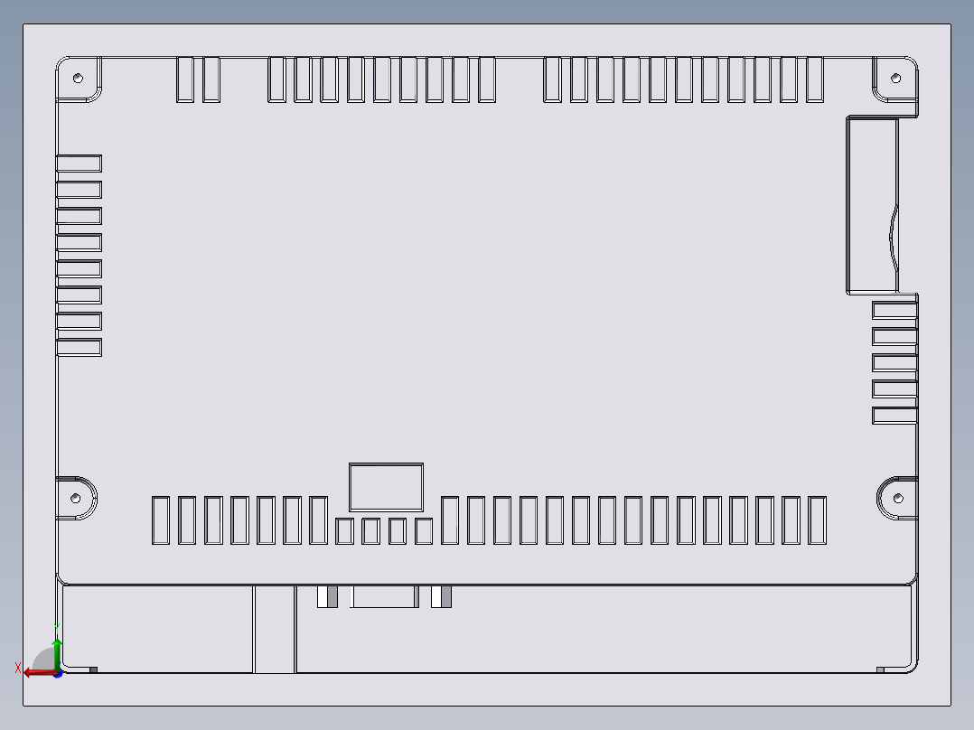西门子触摸屏SMART-7寸后视图