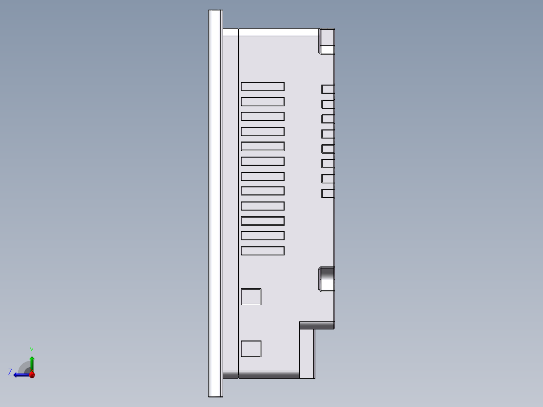 西门子触摸屏SMART-7寸右视图