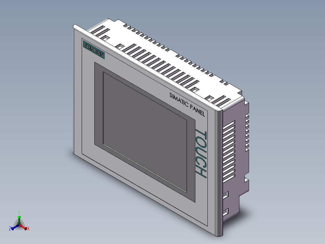西门子触摸屏SMART-7寸正等轴测图