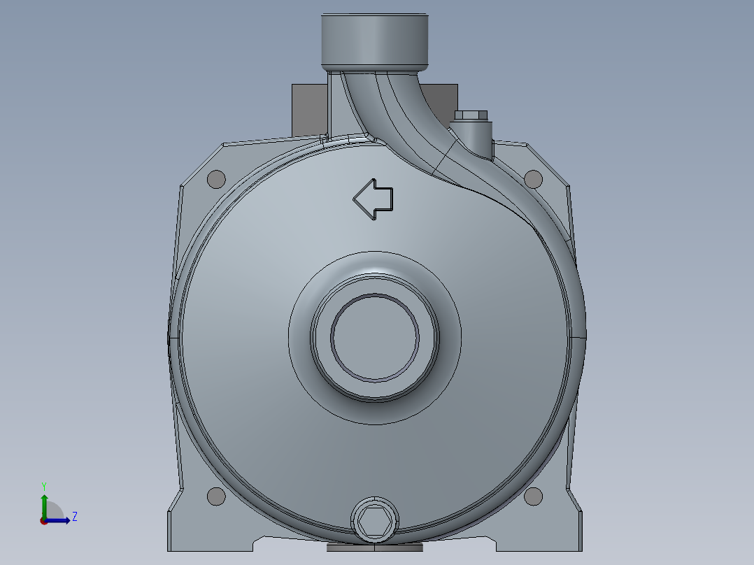 离心机泵 150T左视图