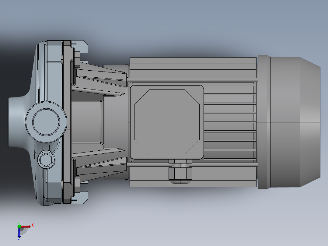 离心机泵 150T俯视图