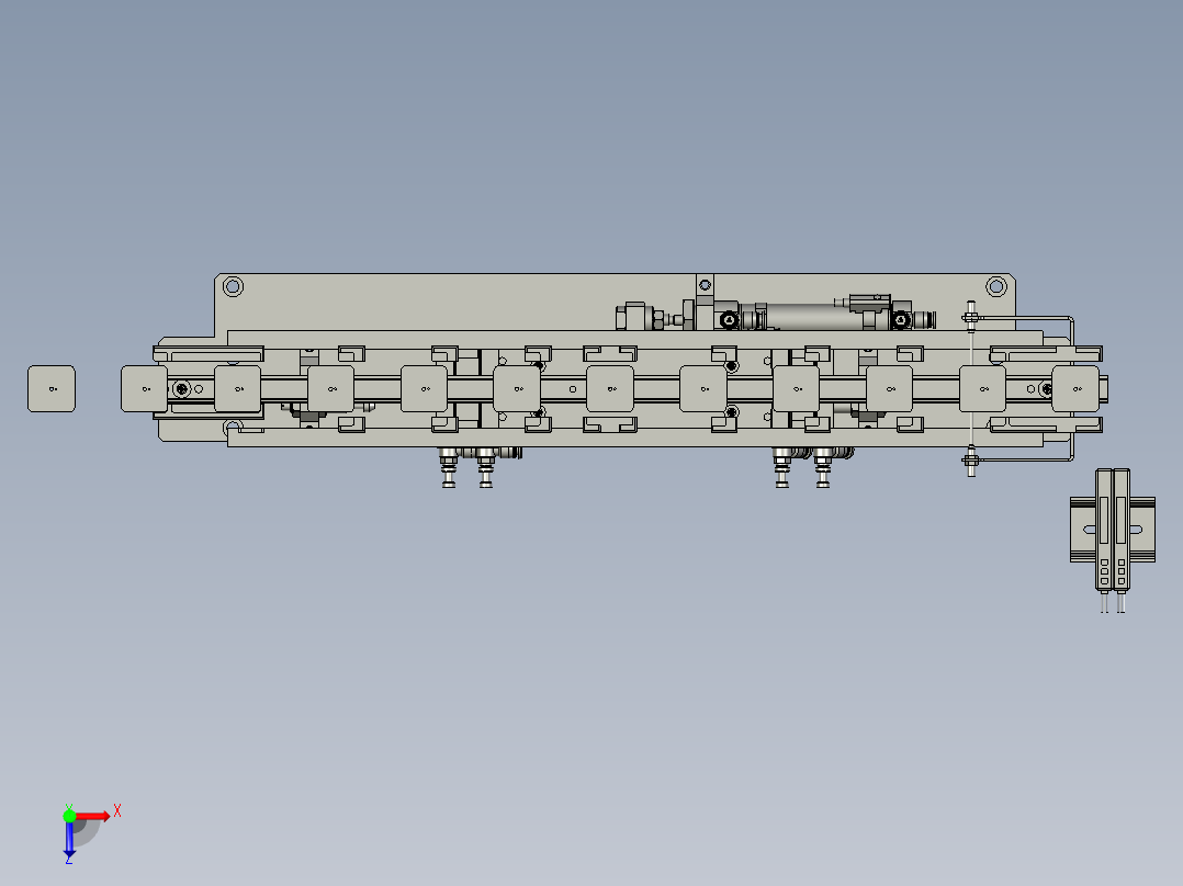 CZXD-02陶瓷片移料机构俯视图
