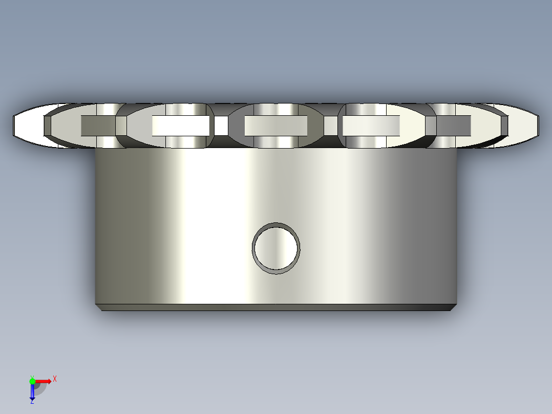 链轮VLD02-35-15-D12俯视图