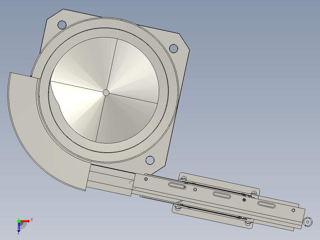 小密封圈安装装配体00333俯视图