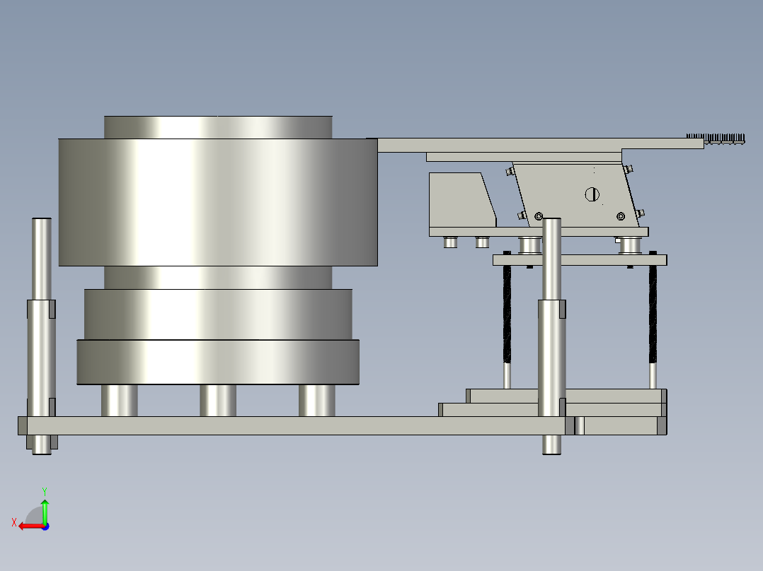 排针震动盘-dtk后视图