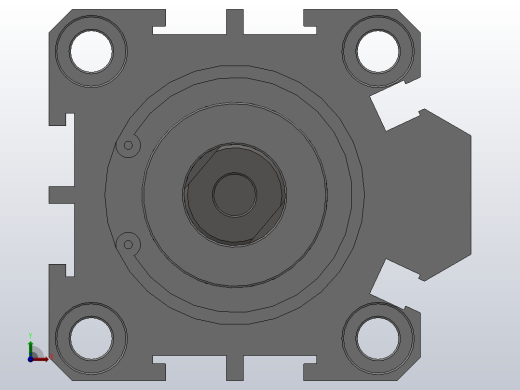 SDA超薄气缸系列SDA 32×100前视缩略图