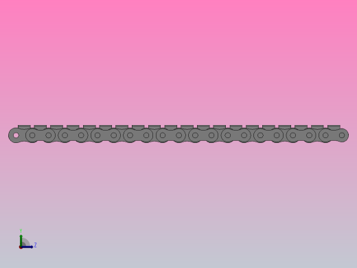 标准系列附件链条[DCA08A-A1-1-20]左视缩略图