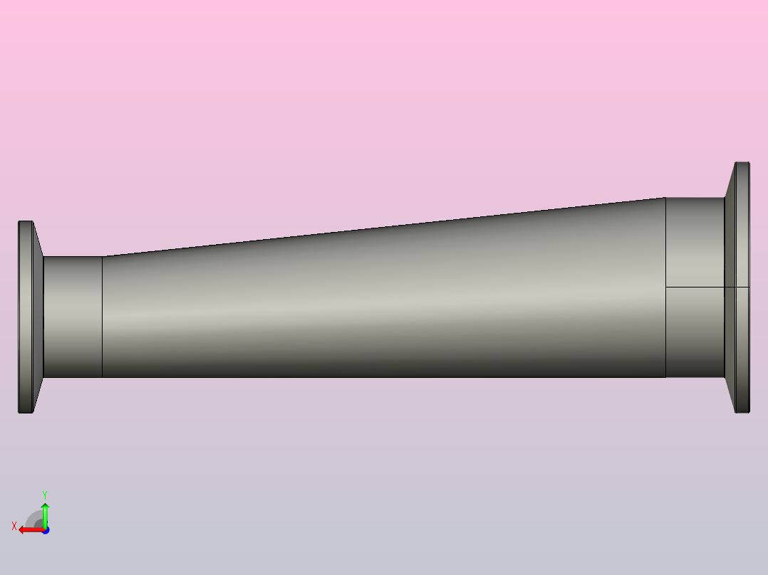 卡式偏心大小头[1505300-300200]后视图
