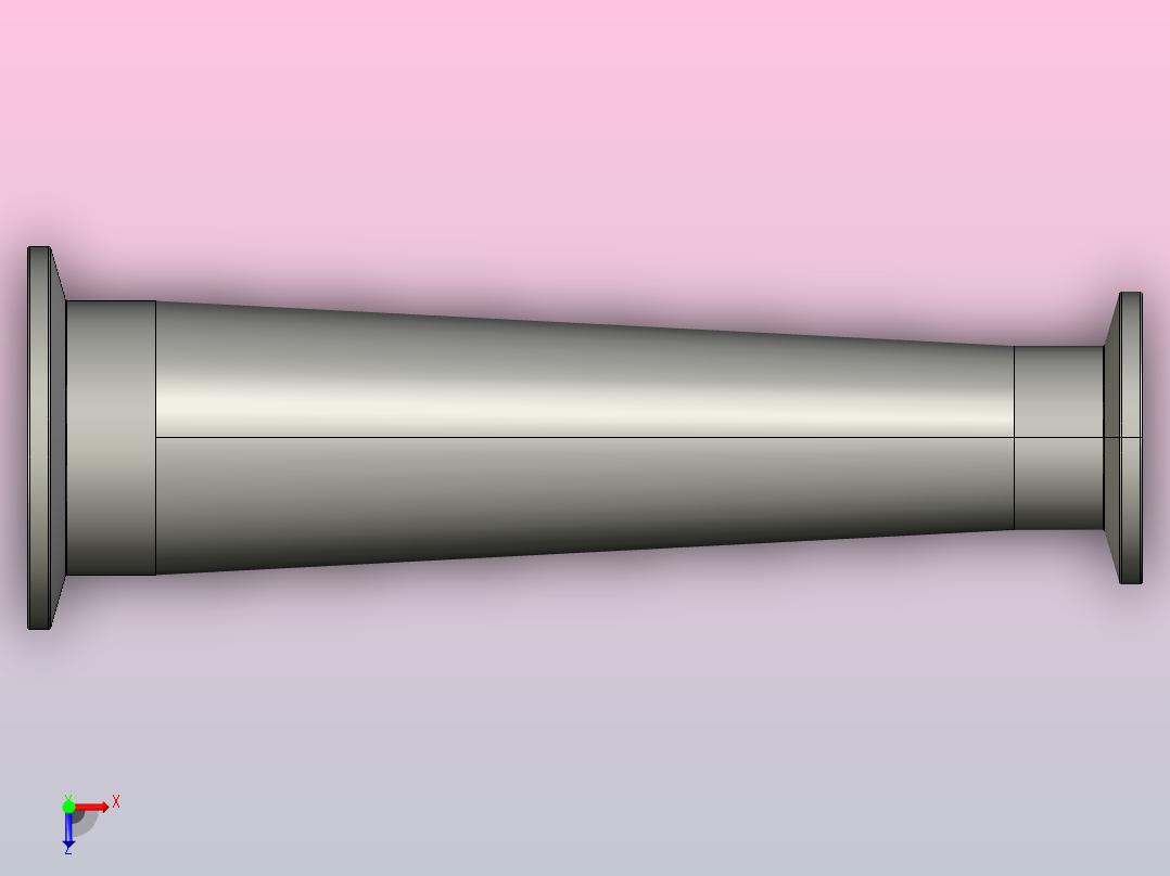 卡式偏心大小头[1505300-300200]俯视图