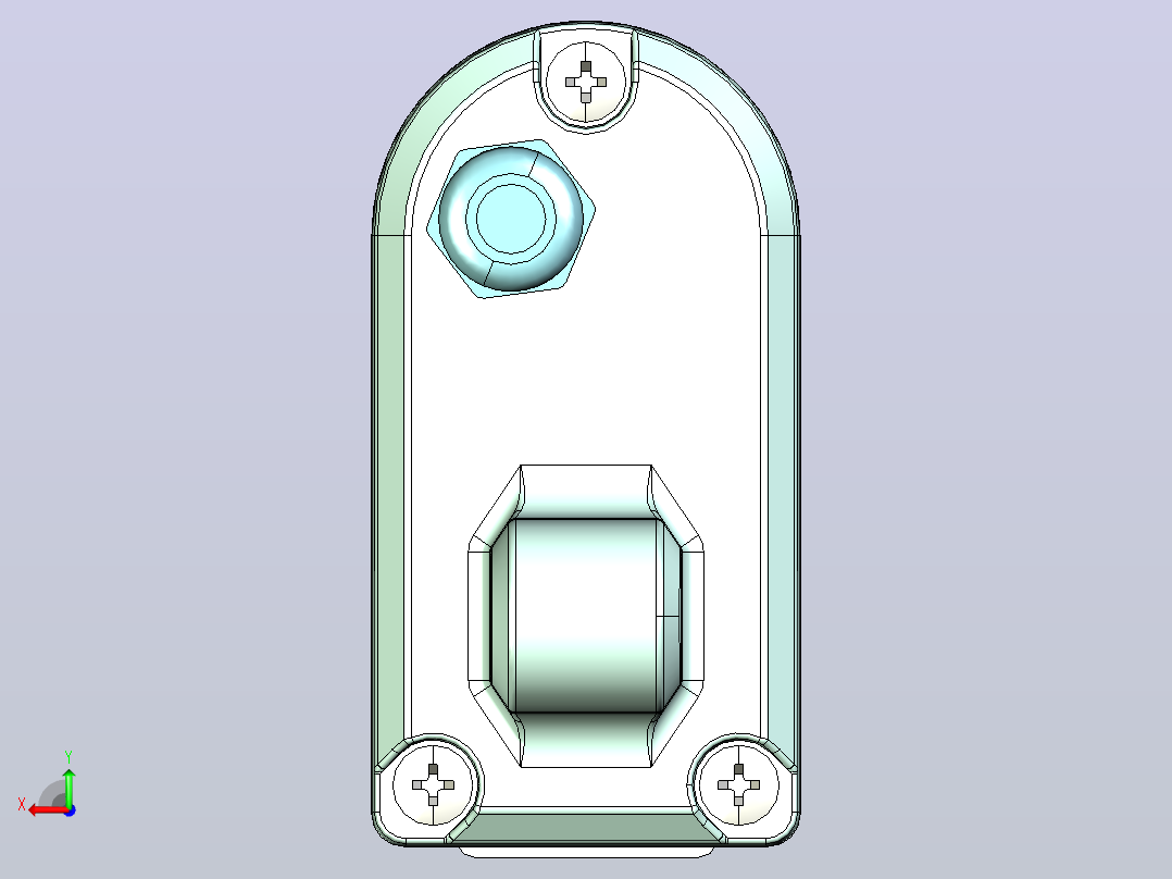电动推杆2000N(ZJWSN-A1)[ZJWSN-A1-S45]后视图