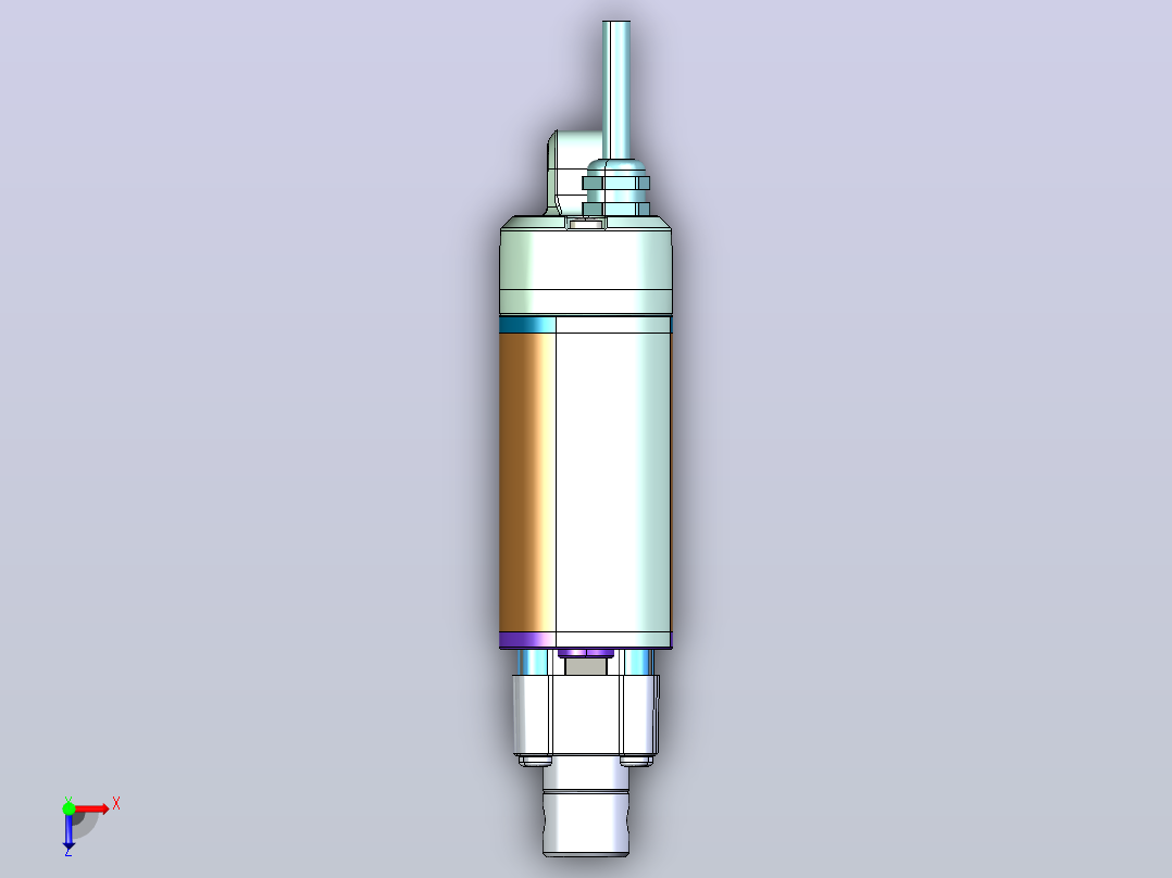 电动推杆2000N(ZJWSN-A1)[ZJWSN-A1-S45]俯视图