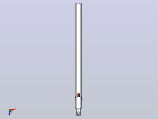 日规模组半封闭丝杆TPA-HNR-85S-1610C-L1200-M-C-P20-N3俯视缩略图