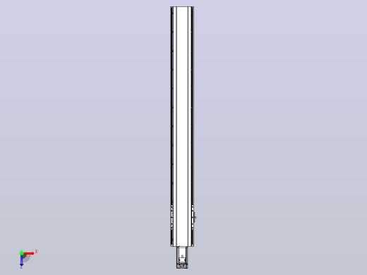 日规模组半封闭丝杆TPA-HNR-120D-1610C-L1000-M-C-P40-N3俯视缩略图