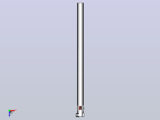 皮带直线轴半封闭可选导轨TPA-HNB-120D-110-L1900-RP-C-P40-N3俯视缩略图