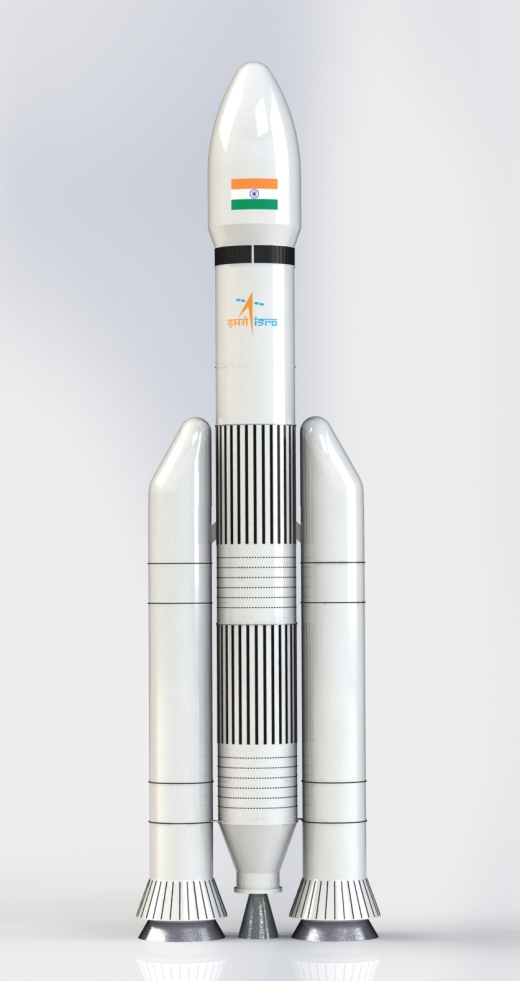 印度LVM3运载火箭简易模型缩略图