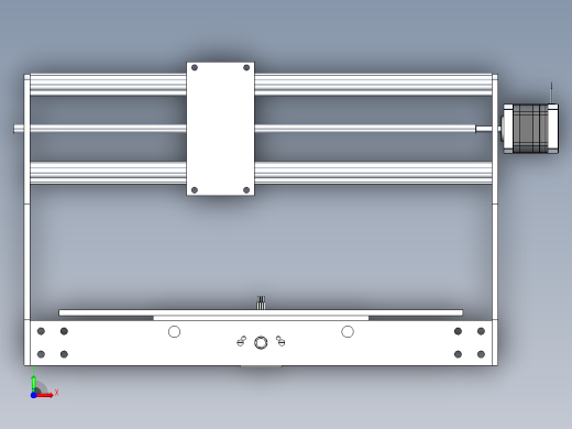 桌面CNC 40x40原型前视缩略图